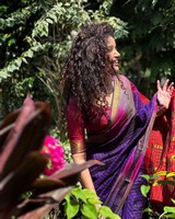 Anupama Parameswaran Saree Pics